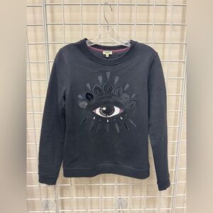 Kenzo Black Sweatshirt with Eye Design